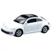 Welly: model de mașină mică Volkswagen Broscuță albă, scară 1/64