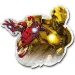 Wood Craft: Marvel Răzbunătorii - Iron Man puzzle premium din lemn de 160 de piese - Trefl