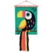 WowBox: Set creativ pentru decor de perete macrame cu model de tucan
