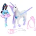 Academia Unicornului: Păpușa Layla și setul de joacă unicorn cu aripi Glacier - Spin Master imaginea 2