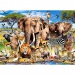 Animale din savană 200 bucăți puzzle - Castorland