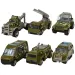 Army Die-Cast: Set de 6 bucăți mașini militare