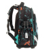 Ars Una: A.R.M.S. ghiozdan școlar anatomic, rucsac cu imprimeu cu roboți 33×43×22 cm
