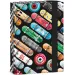 Ars Una: Rollin' Mania skateboard mapă pentru caiete A5