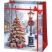 Atmosferă de Crăciun pe stradă geantă de cadouri exclusivă 26x13x33cm