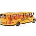 Autobuz școlar galben cu efecte de lumină și baterie telecomandă RC 27MHz 40cm