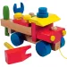 Autocamion de montat din lemn cu 19 elemente imaginea 1