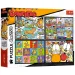 Aventurile lui Garfield puzzle de 4x250buc - Trefl imaginea 1