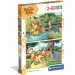 Aventurile lui Winnie the Pooh 2x60buc Supercolor puzzle - Clementoni