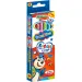 Bambino: Jumbo creioane colorate 6 bucăți set cu ascuțitoare