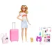 Barbie®: Dreamhouse Adventures păpușă Barbie călătoare cu accesorii - Mattel