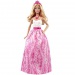 Barbie Fairytale Magic, păpuşă Prinţesă îmbrăcat în roz şi alb - Mattel
