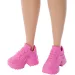 Barbie Fashionista Prietene stilate păpușă de modă în rochie cu model de stele - Mattel imaginea 4