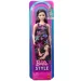 Barbie Fashionista Prietene stilate păpușă de modă în rochie cu model de stele - Mattel imaginea 1