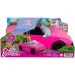 Barbie: Mașină Cabrio culoarea roz 2022 - Mattel