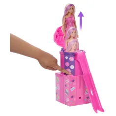 Barbie petrecere dezvăluie set surpriză cu tobogan - Mattel imaginea 3