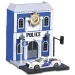 Bburago city - Audi A6 mașină de poliție și secție de poliție 1 /43 imaginea 3