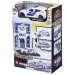Bburago city - Audi A6 mașină de poliție și secție de poliție 1 /43 imaginea 1