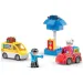 Blocks: poliție de circulație jucărie creativă set 17 bucăți
