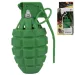 Breah: jucărie grenadă de mână cu sunete și lumini culoarea verde 11cm