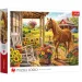 Cal pe fermă puzzle de 1000 de piese - Trefl