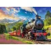 Călătorie între munți cu trenul puzzle de 1000 de piese -Trefl imaginea 2
