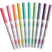 Cariocă cu miros plăcut Scentos, cu vârf subțire, culori pastel, set de 10 bucăți