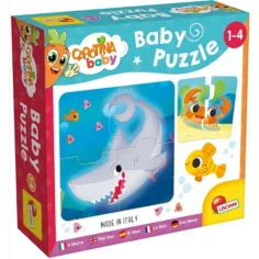 Carotina Baby: Puzzle cu animale marine imaginea 1