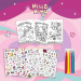 Carte de colorat Hello Kitty cu autocolante - Lisciani