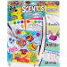 Carte de colorat magică Scentos, Lumea subacvatică, set de 12 bucăți