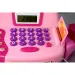 Casă de marcat electronică funcțională roz cu bani de jucărie și sunete