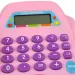 Casă de marcat electronică roz cu lumină și sunet, bani de jucărie 25x14cm