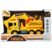 City Truck: Camion cu excavator cu lumină și sunet 1/18 imaginea 6