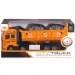 City Truck: Model de camion metalic cu patru axe cu caroserie basculantă - cu lumină și sunet