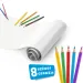 Coloring Roll cu 8 bucăți creioane colorate - Carioca