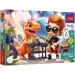 Connect Joe puzzle cu 70 de piese și 6 cuburi de construcție - Trefl imaginea 1