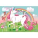 Cred în Unicorni Puzzle Supercolor 104buc - Clementoni imaginea 2