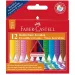 Cretă cerată set 12 bucăţi care se poate şterge - Faber-Castell