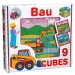 Cuburi de poveste cu construcții 9 bucăți