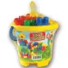 Cuburi de construcţii Maxi Blocks în găleată, 24 piese - D. Toys