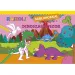 Desenează cu șabloane - Dinozauri de colorat