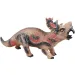 Dino World: Figurină de dinozaur Styracosaurus cu sunet, material vinyl cu umplutură de bumbac 35cm