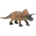 Dino World: Figurina de dinozaur Triceratops bogat detaliată, de 16 cm, în ambalaj decorativ