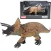 Dino World: Figurina de dinozaur Triceratops bogat detaliată, de 16 cm, în ambalaj decorativ