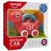 Dinosaur Car baby mașinuță roșie 10,5cm