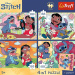 Disney Lilo &amp; Stitch - 4 x 88 piese Premium Plus Kids puzzle - Trefl