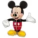 Disney: Mickey Mouse 104 bucăți puzzle + 3D Mickey model - Clementoni