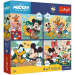 Disney Mickey Mouse și prietenii – puzzle Premium Plus Kids 4 x 88 piese – Trefl