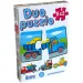 DUO Puzzle cu utilaje de construcții - D-Toys