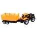 Engineering Truck: Set tractor cu remorcă și butoaie de ulei 28cm